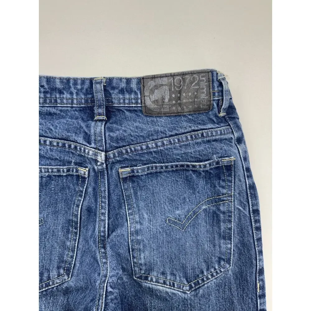 Vtg Y2K Ecko Unltd Jeans Youth 12 Blue Denim Baggy Skate Loose Fit Streetwear